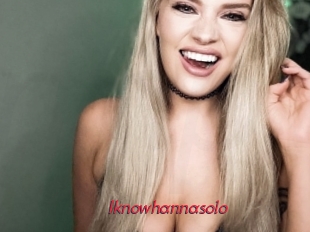 Iknowhannasolo