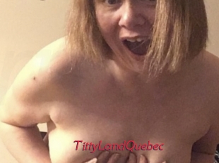 TittyLandQuebec Red Movie Post